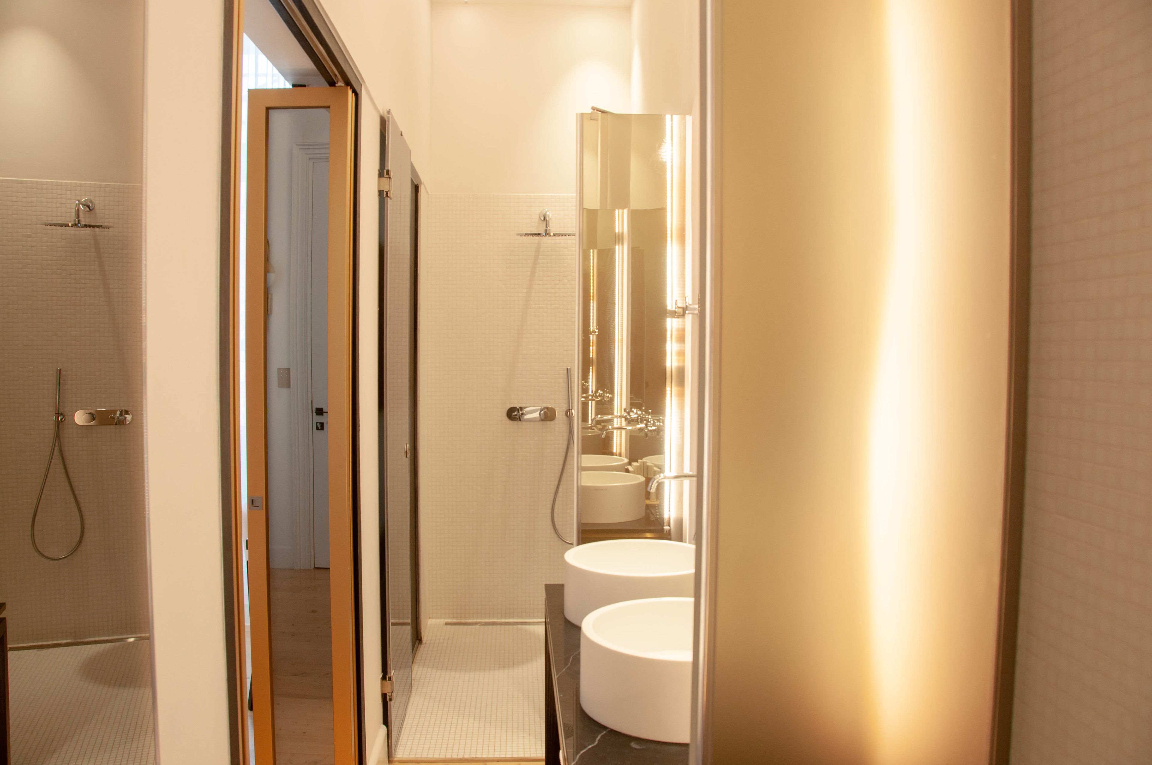 shower, free toiletries, hair dryer, bathrobes