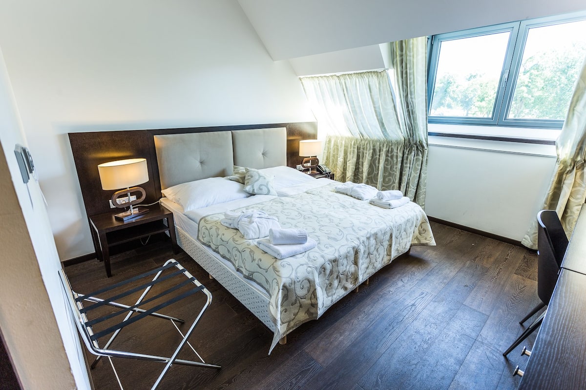 Camera Comfort con letto matrimoniale o 2 letti singoli | 1 camera, biancheria da letto di alta qualità, minibar