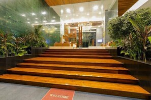 Entrée de l’hébergement