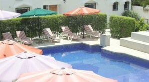 Indoor pool, outdoor pool