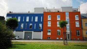 Fassade der Unterkunft