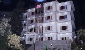 Front of property – evening/night