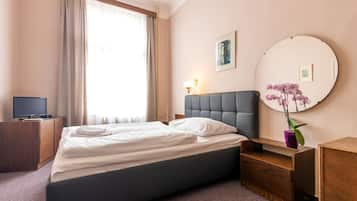 Einzelzimmer | 1 Schlafzimmer, Verdunkelungsvorhänge, kostenloses WLAN, Bettwäsche