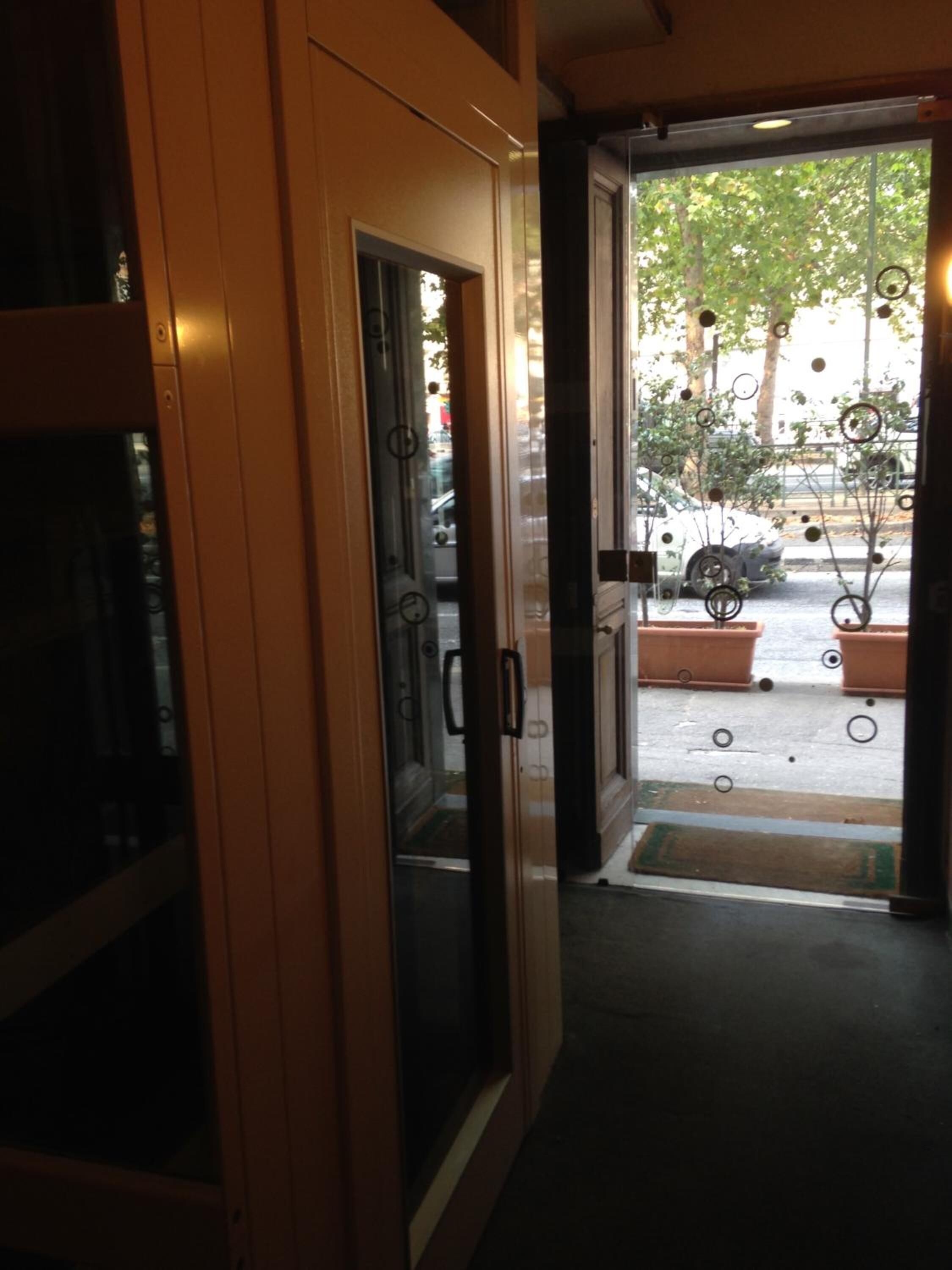 Blick von der Unterkunft