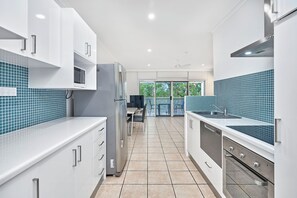 Top Floor Apartment | Private kitchen | Fridge, microwave, oven, stovetop