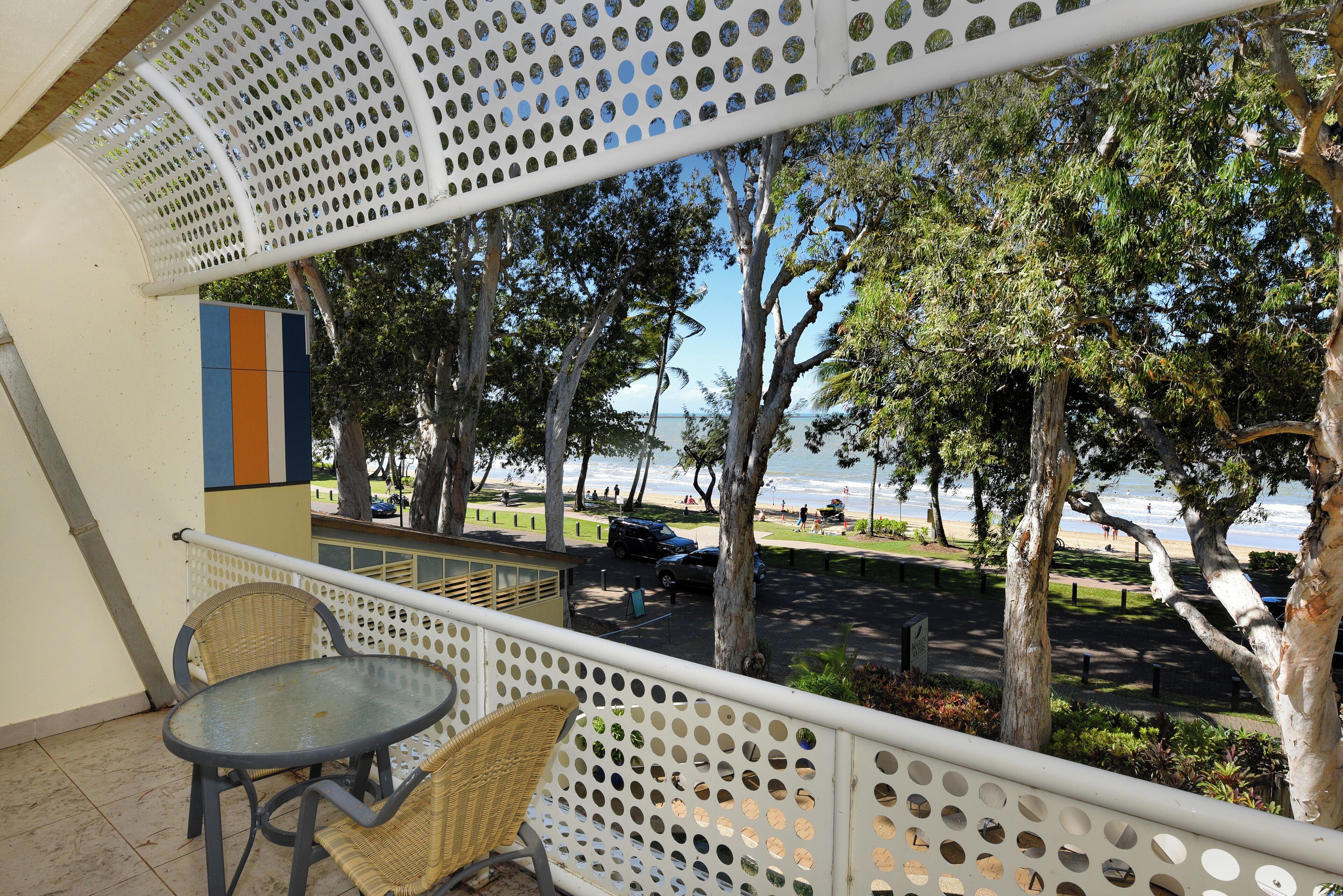 Apartamento, 1 quarto, vista para o oceano, de frente para a praia (Second Floor) | Sacada