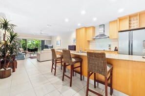 Comfort Double Room, 2 Bedrooms, Non Smoking | Living area | Flat-screen TV, DVD player