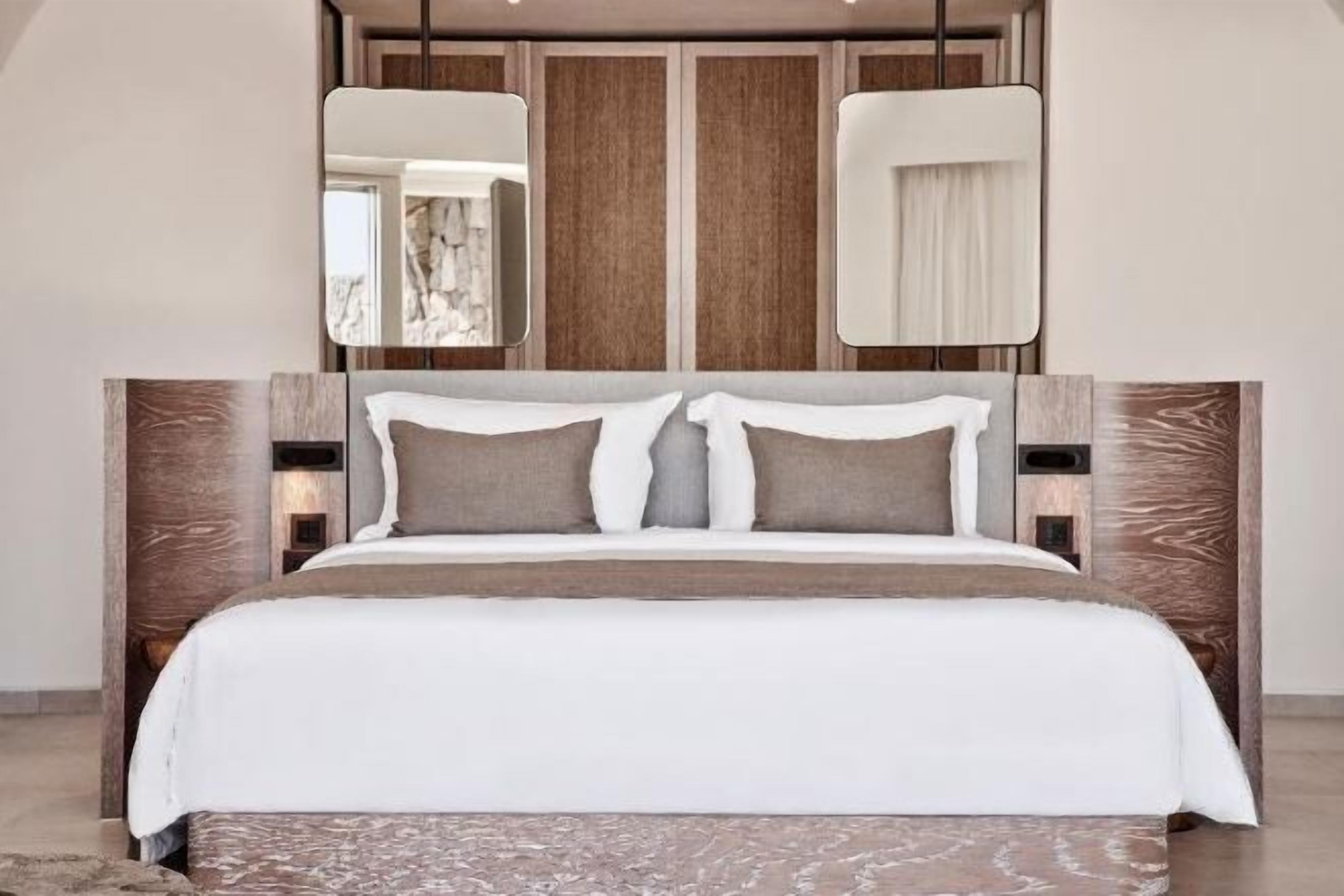 Ropa de cama de alta calidad, minibar, caja fuerte