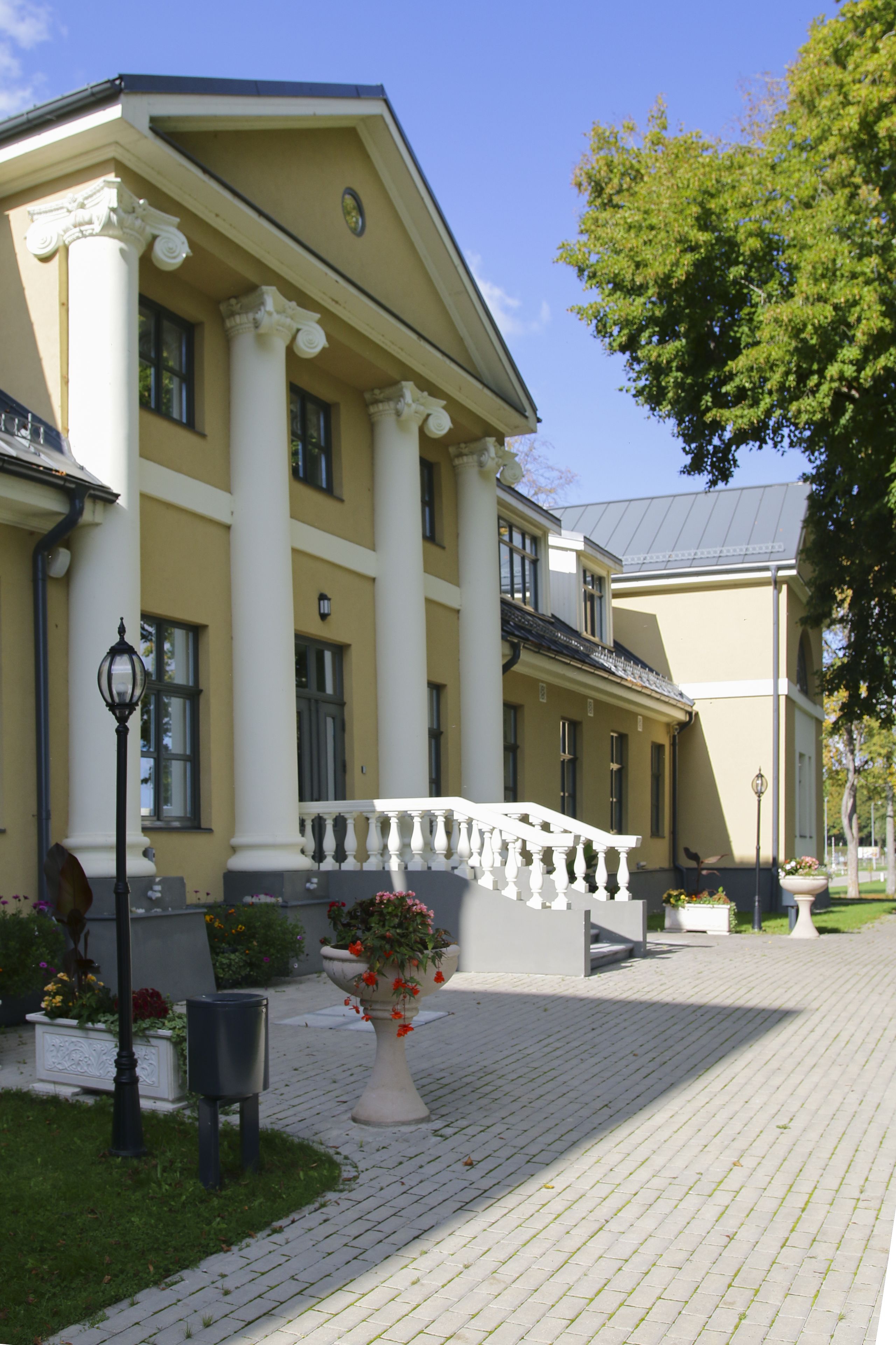 front of property – evening/night