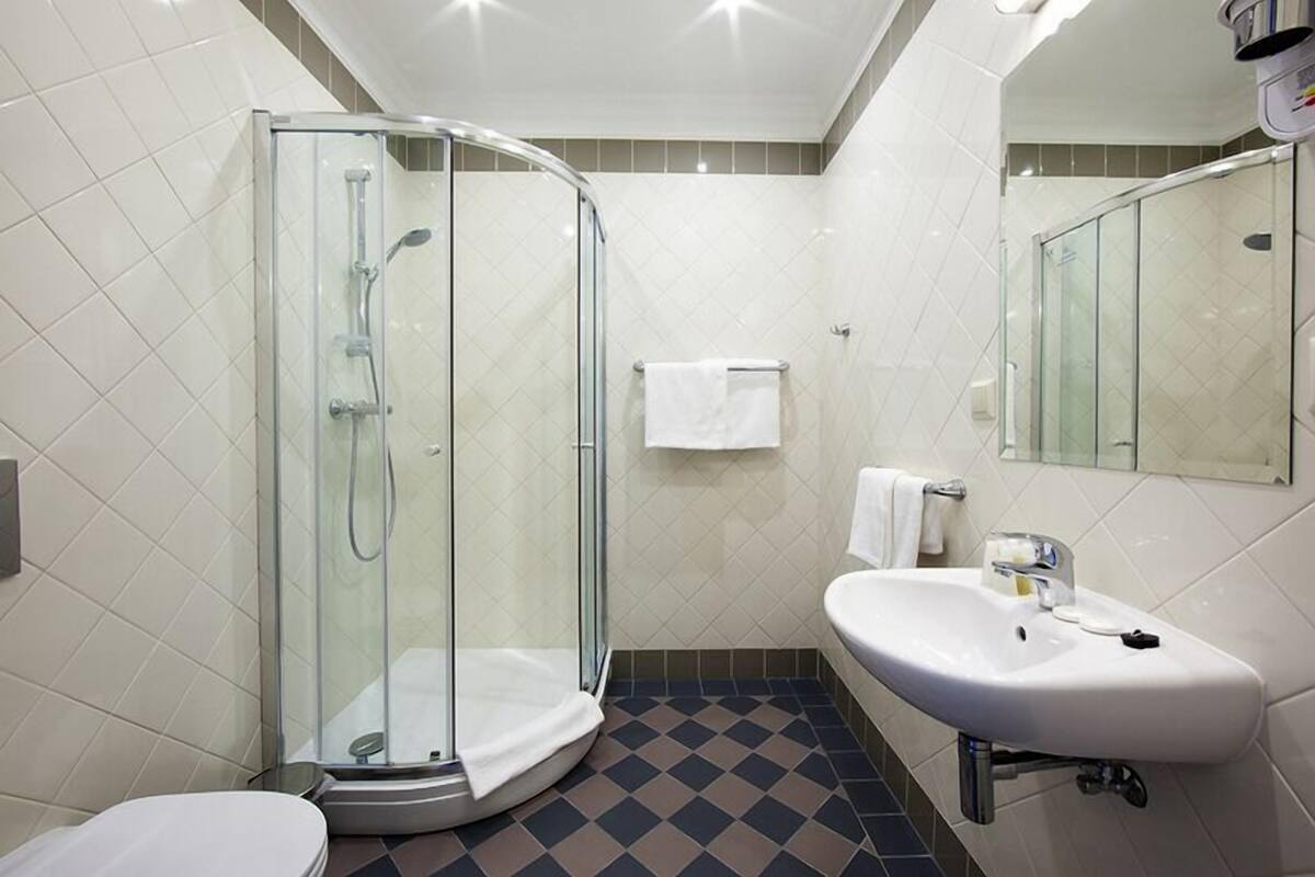 free toiletries, hair dryer, bathrobes, slippers