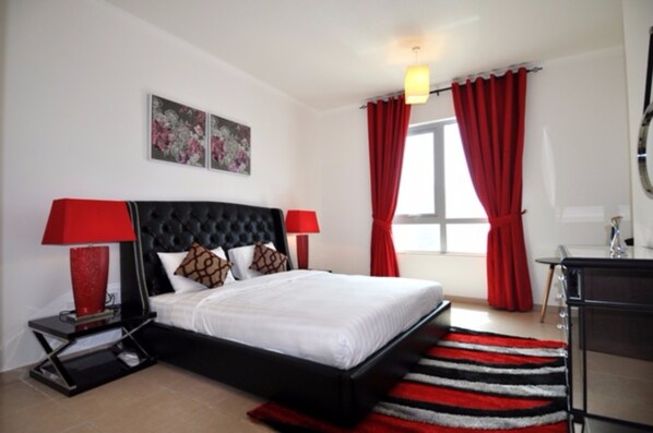 Apartment, 2 Bedrooms | 2 bedrooms, iron/ironing board, free cots/infant beds, rollaway beds - Piks Key - Burj Residence (Dubai)