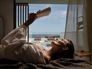 Deluxe Private Pool Suite with Sea View | Minibar, in-room safe, desk, blackout drapes - St. John Suites - Adults Only (Zakynthos)