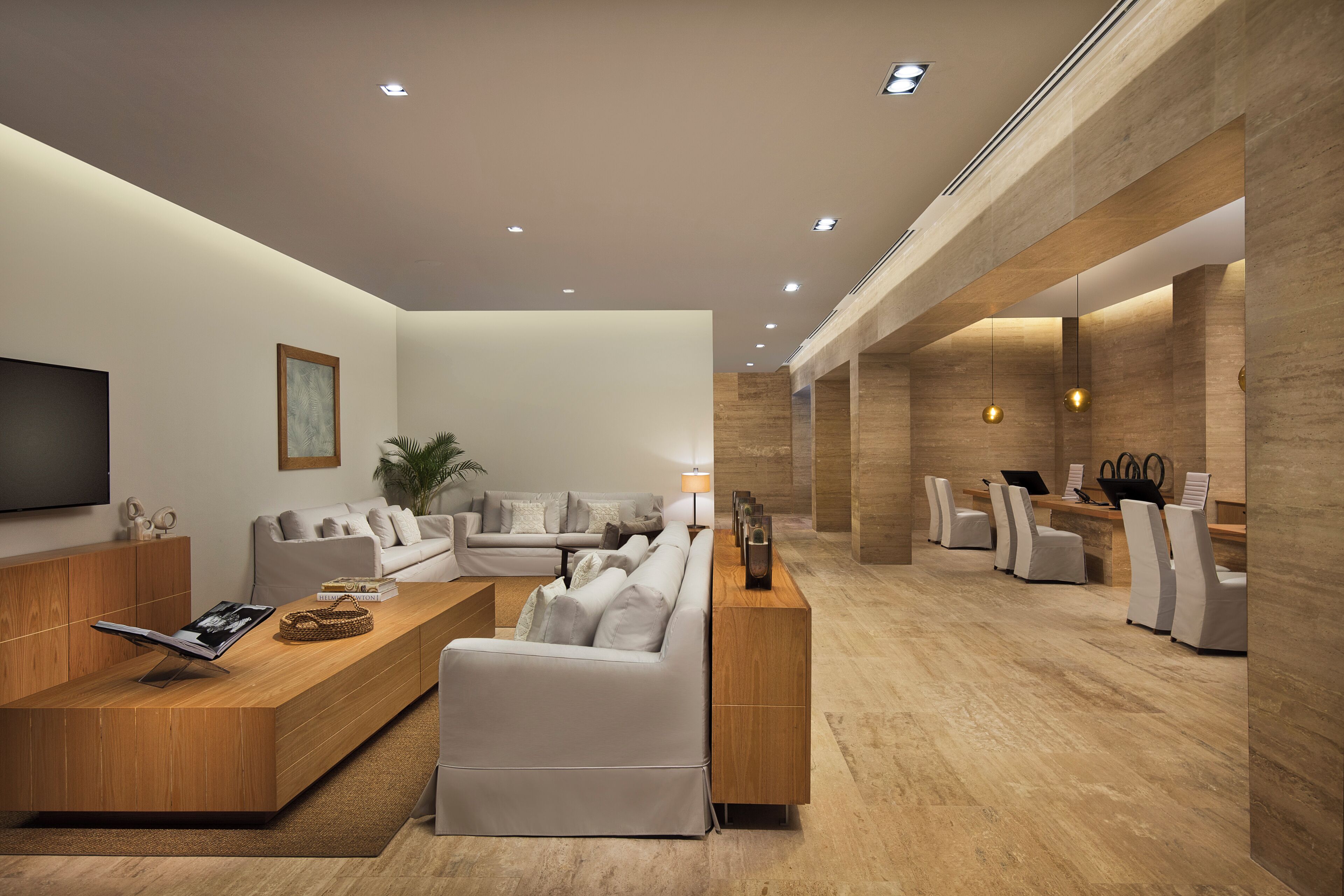 Lobby sitting area