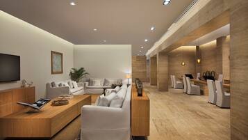 Lobby sitting area