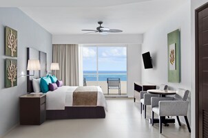 Ropa de cama de alta calidad y minibar