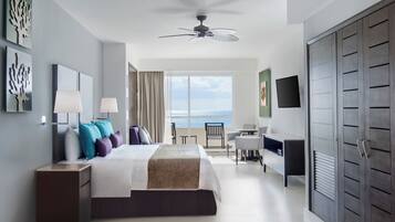 Ropa de cama de alta calidad, minibar, caja fuerte y escritorio