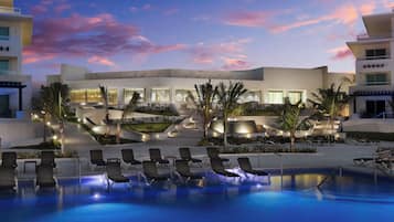 Front of property – evening/night