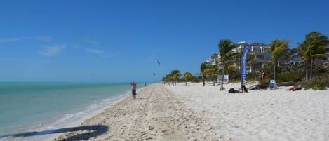 Beach nearby, white sand