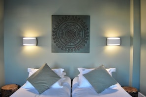 Double or Twin Room, City View | Minibar, soundproofing, free WiFi, bed sheets