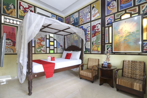 Free WiFi, bed sheets