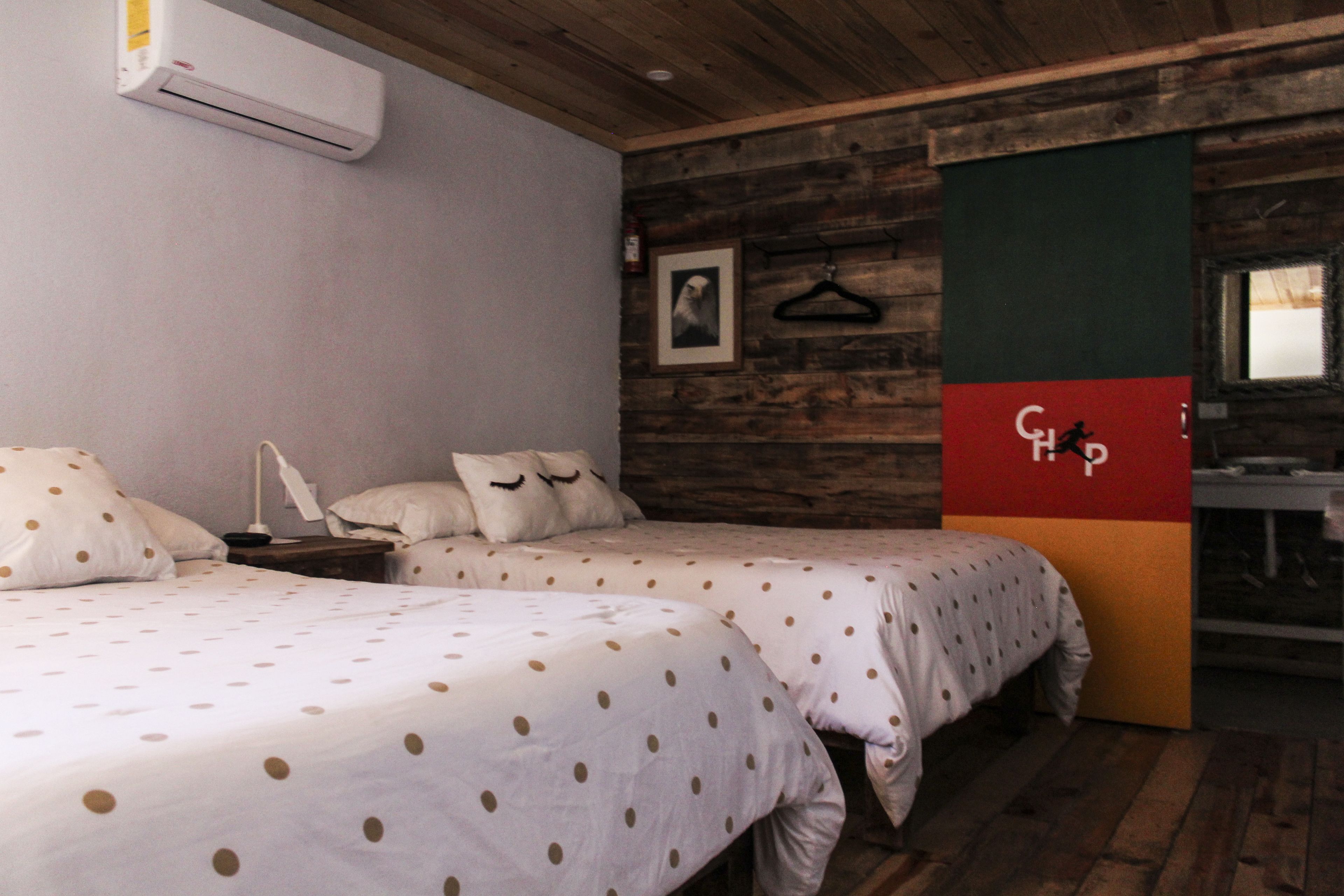 design double room, 2 double beds | iron/ironing board, free wifi, bed sheets