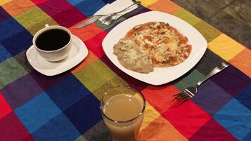 Free daily full breakfast