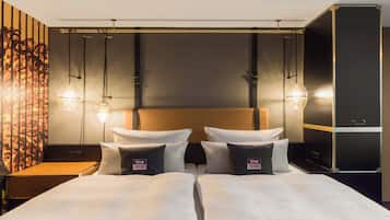 In-room safe, soundproofing, free cribs/infant beds, rollaway beds