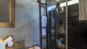Comfort Room, Private Bathroom, Partial Ocean View | Bathroom | Shower, free toiletries, hair dryer, towels