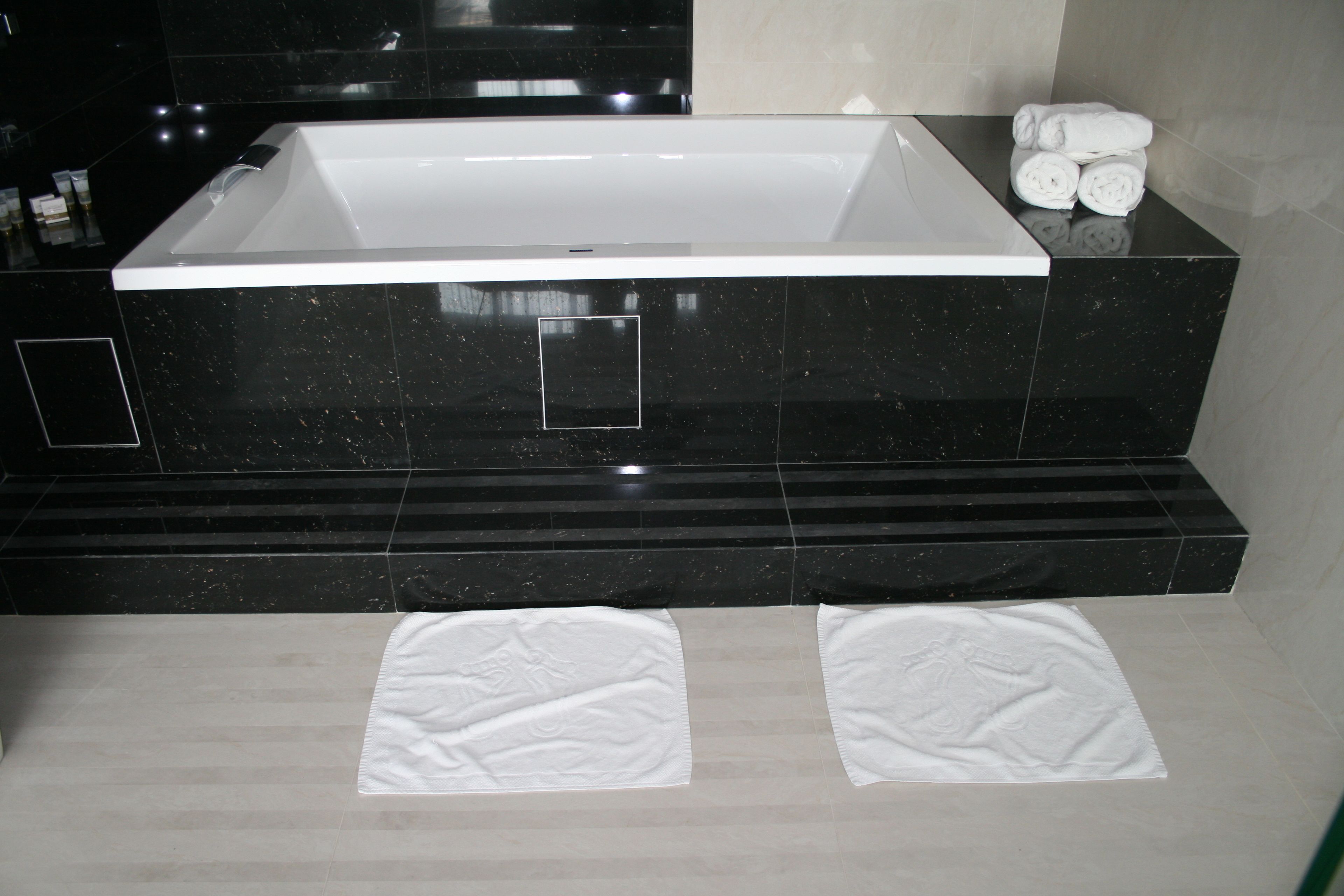 presidential apartment | bathroom | shower, free toiletries, hair dryer, bathrobes