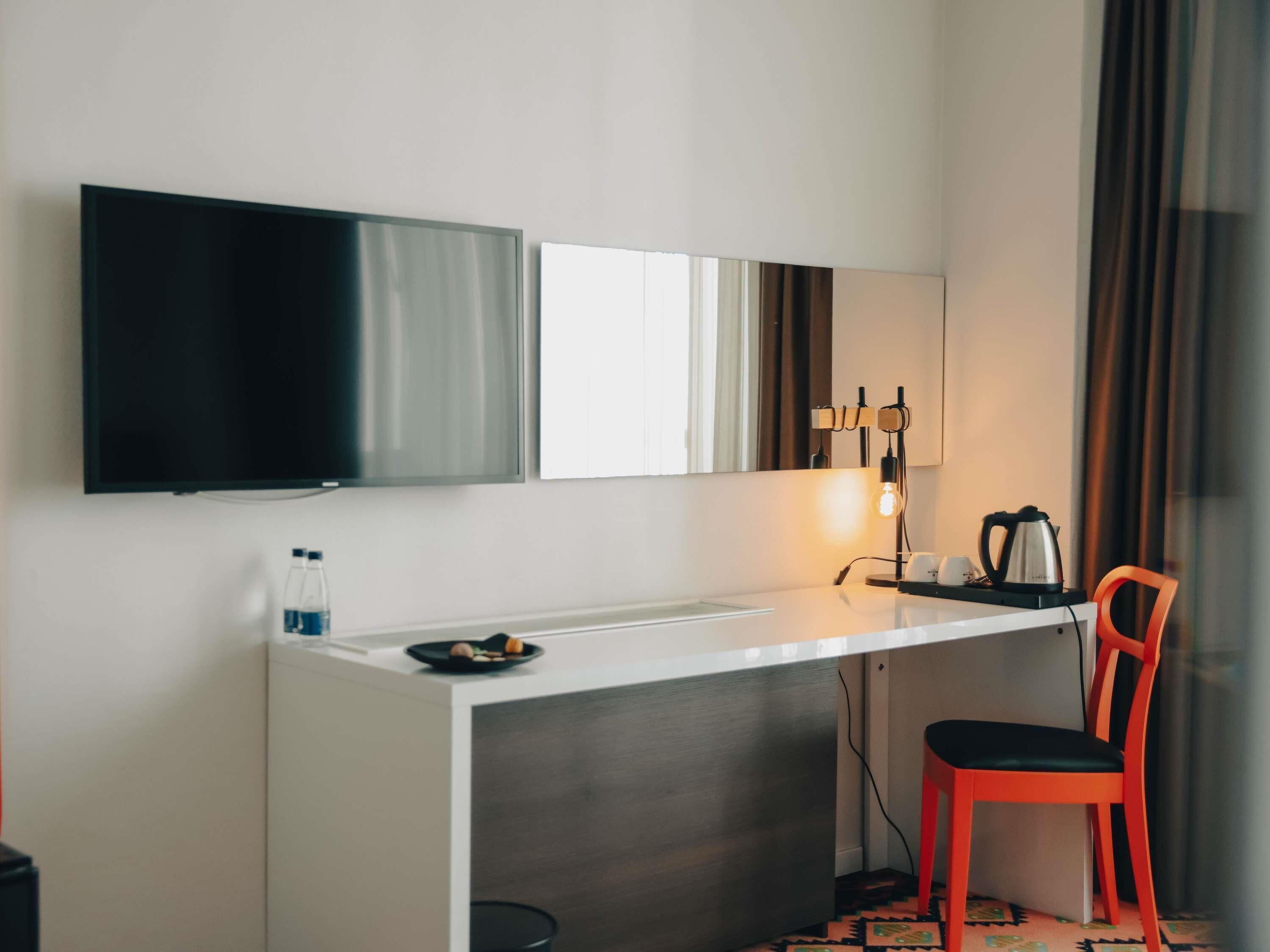 superior room, 1 double bed with sofa bed | hypo-allergenic bedding, minibar, desk, blackout curtains