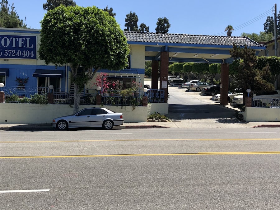 Overnatningsstedets facade