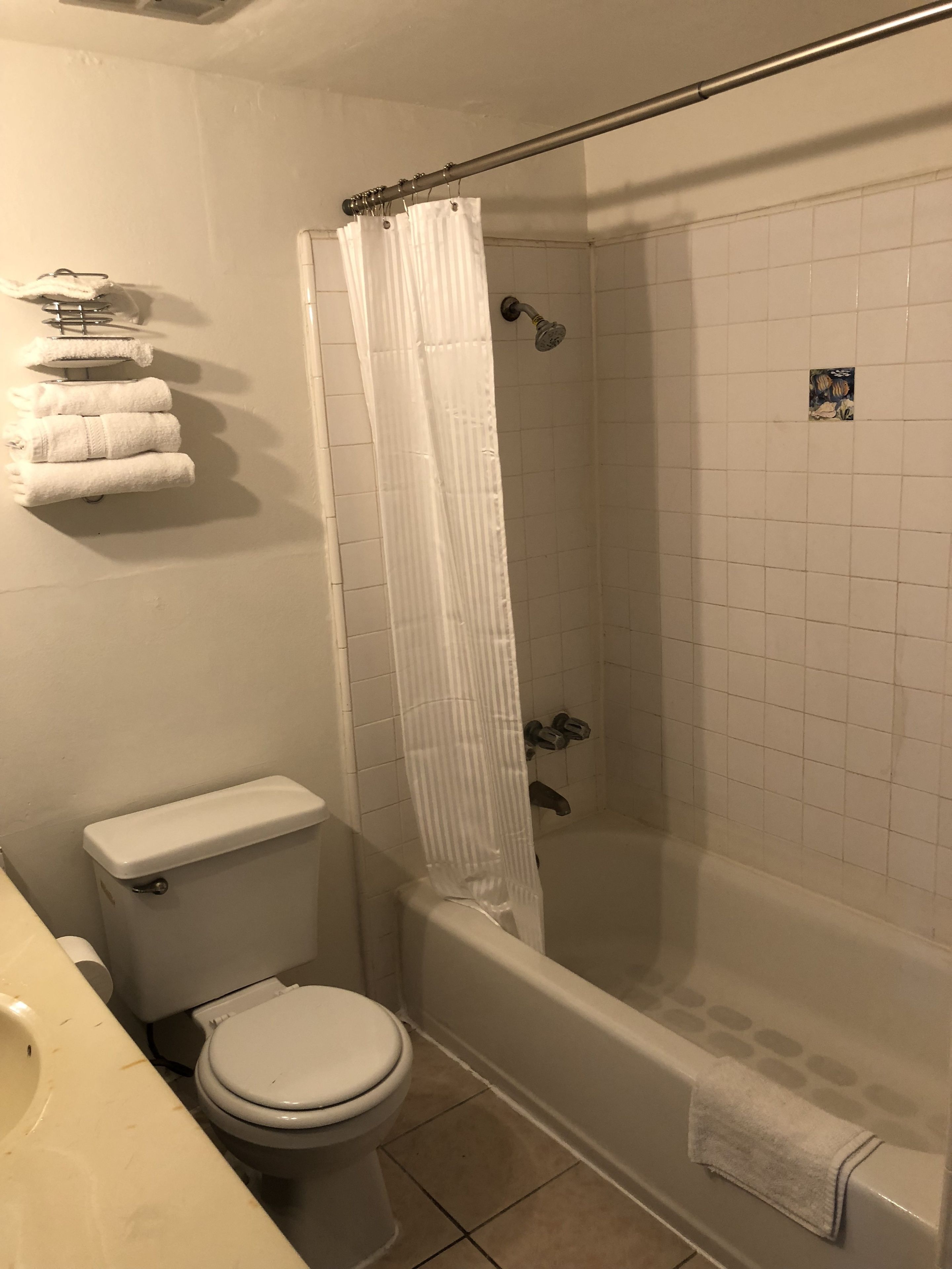 Dusj på badet