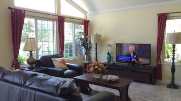 TV, DVD player, computer monitors, printers
