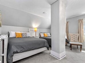 4 عدّة غرف نوم ومكواة/لوح كي وسرير سفر وواي فاي مجانًا