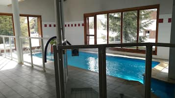 Indoor pool, outdoor pool
