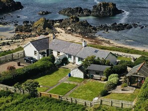 Exterior - Beautiful seafront cottage, extensive private gardens, stunning sea views. (BALLYCASTLE)