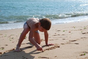 On the beach
