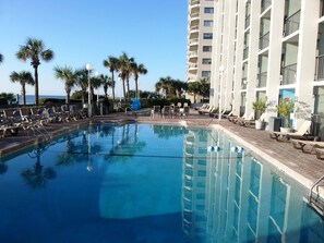 Indoor pool, outdoor pool