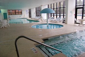 Indoor pool, outdoor pool