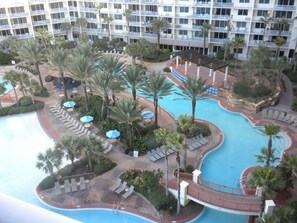 Indoor pool, outdoor pool