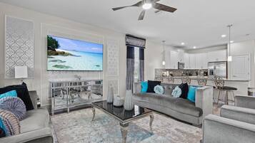 Smart TV, video games, foosball