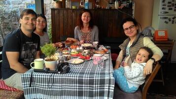 Free daily full breakfast