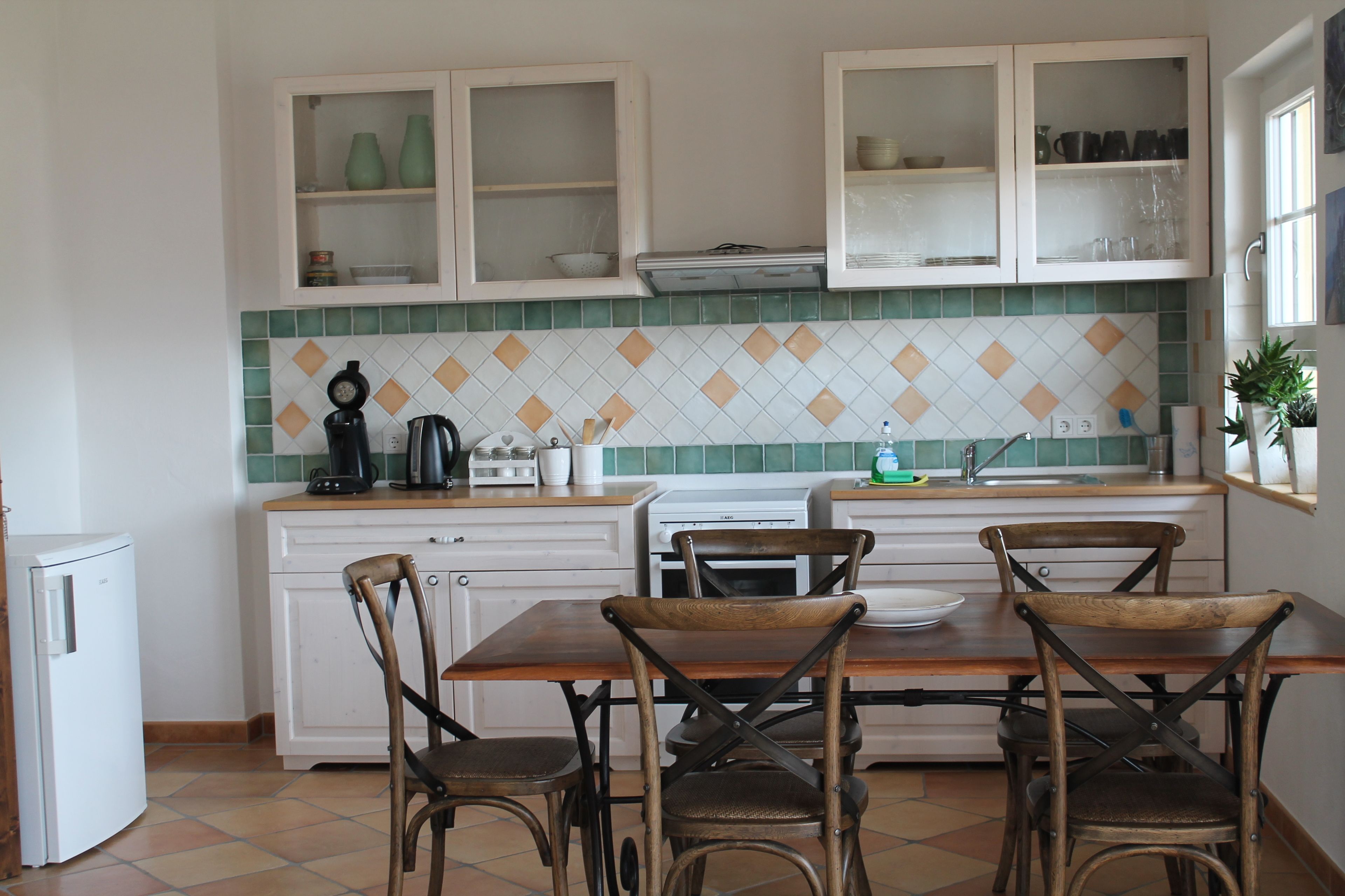 deluxe apartment, 1 bedroom, balcony, park view | private kitchen | full-sized fridge, coffee/tea maker, electric kettle