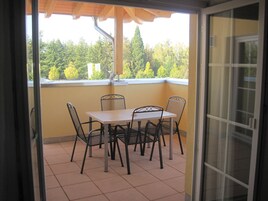 华丽公寓, 1 间卧室, 阳台, 公园景观 | 露台