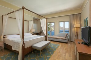 Premium Villa, 4 Bedrooms, Pool Access, Sea View | Premium bedding, minibar, in-room safe, desk - Xanadu Island Hotel - All Inclusive (Bodrum)