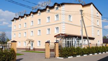 Majoituspaikan julkisivu