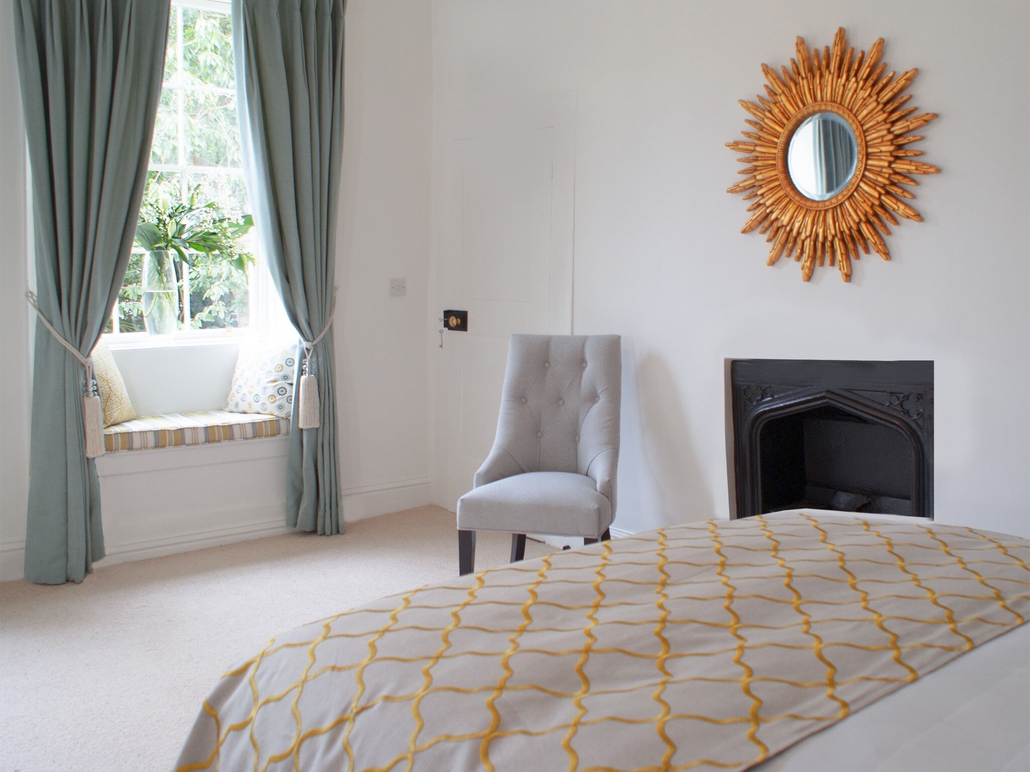 double room, ensuite, garden view