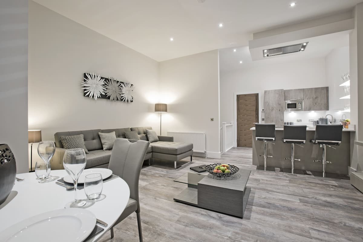 Appartement Luxe, 3 chambres | Coin séjour