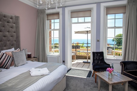 Premier Double or Twin Room, Sea View | In-room safe, desk, iron/ironing board, free WiFi