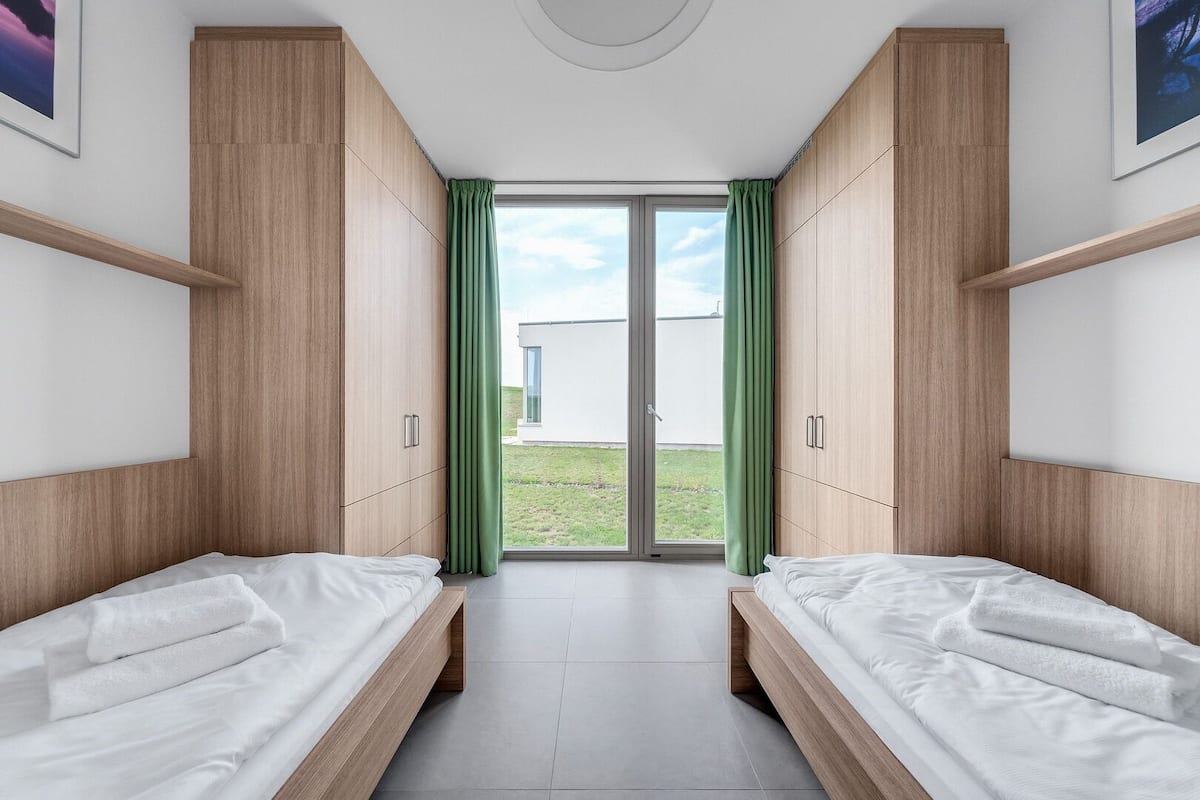 Appartamento Design, vista montagna ( 64m2) | 1 camera, una scrivania, insonorizzazione, Wi-Fi gratuito